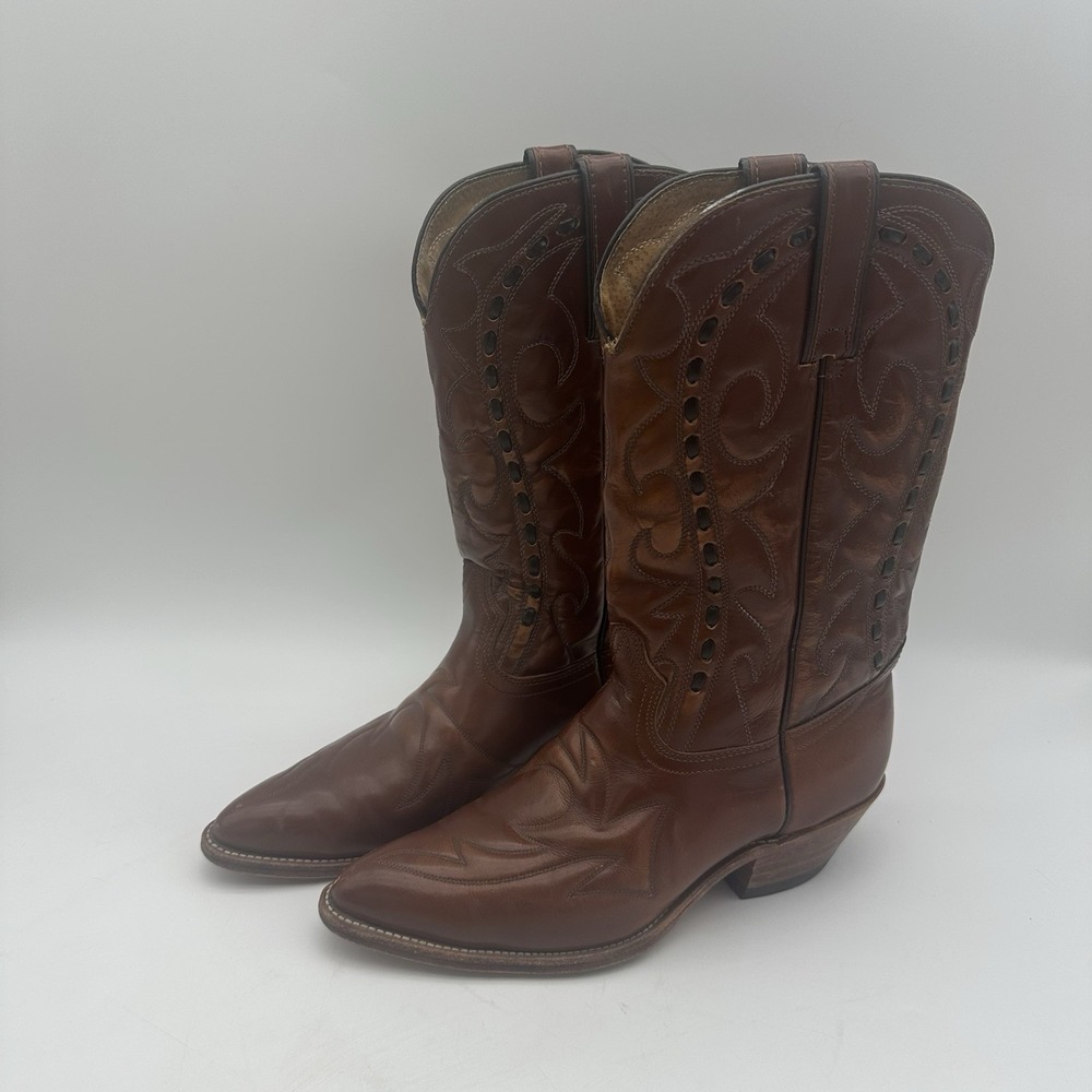 El Paso Cowboy/Cowgirl Boots Women's Size 9 1/2 M Made In The USA